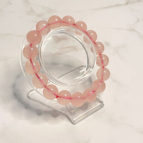 Rose Quartz Crystal Bracelet