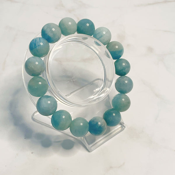 Aquamarine Crystal Bracelet