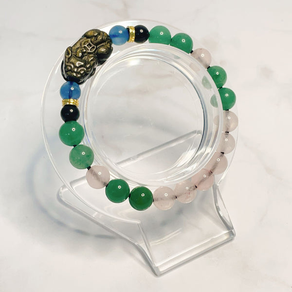 Mixed Quartz Pixiu Bracelet